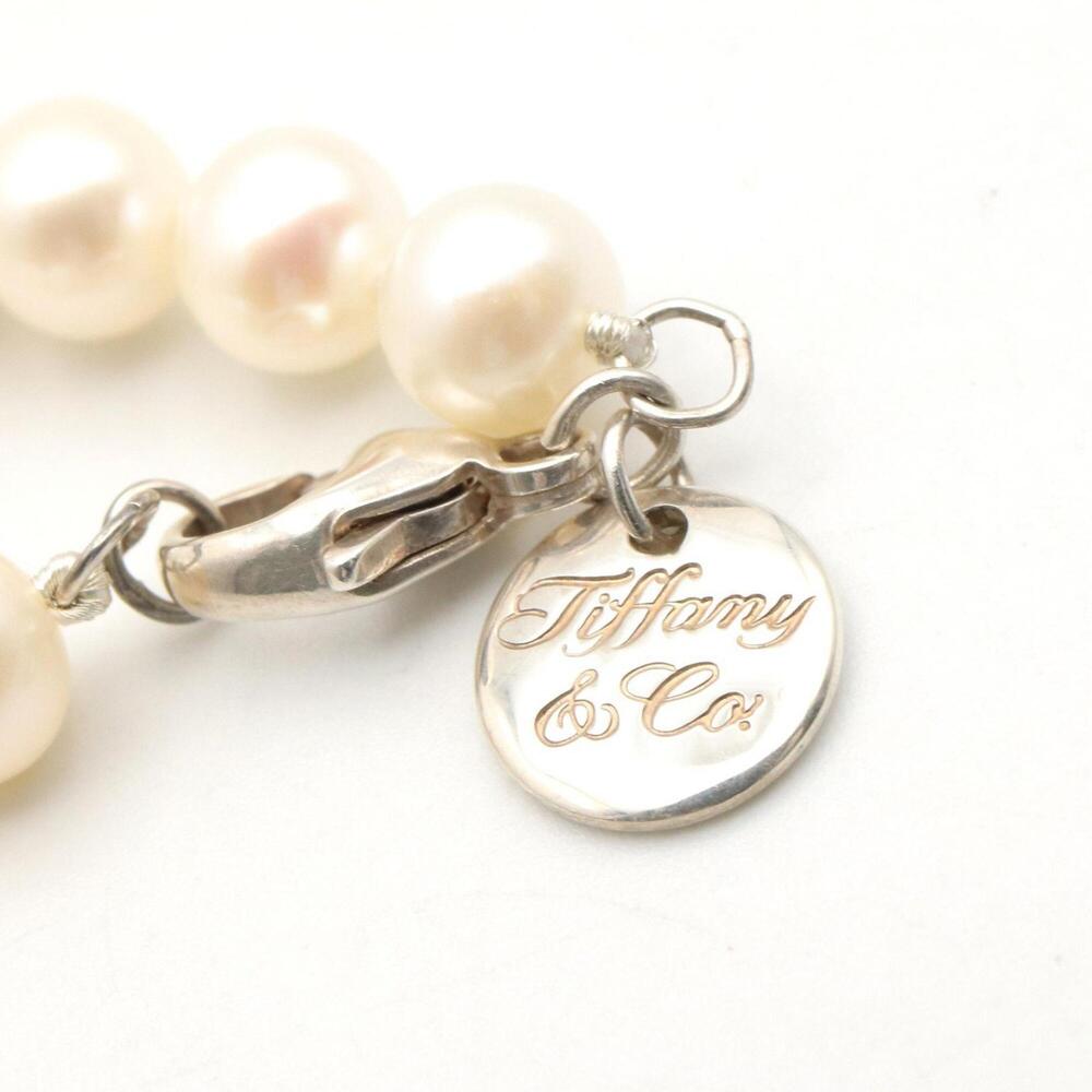 TIFFANY White Pearl Necklace - Picture 4 of 7